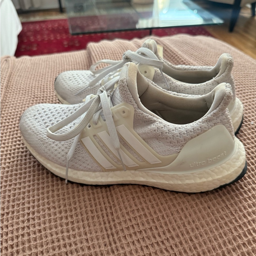 Adidas Ultra Boost Cream Running Shoes